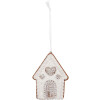 Clayre & Eef Décoration Suspendue Maison 8x1x10 cm