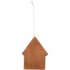 Clayre & Eef Décoration Pendentif Maison 8x1x10 cm Blanc/Marron