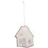 Décoration Suspendue Maison Clayre & Eef 9x1x10 cm Rose