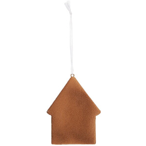 Clayre & Eef Décoration Suspendue Maison Bleu Blanc 8x10 cm