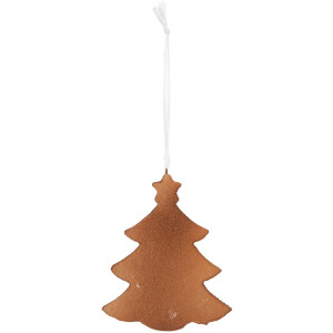 Clayre & Eef 6PR5344 Décoration Sapin de Noël Blanc & Marron