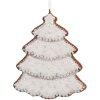 Clayre & Eef 6PR5345 Décoration Ornement Sapin Noël 9x1x10 cm