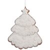 Clayre & Eef 6PR5347 Décoration Suspense Noël Blanc Marron 9x1x10 cm