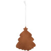 Clayre & Eef 6PR5347 Décoration Suspense Noël Blanc Marron 9x1x10 cm