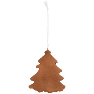 Suspension Décoration Arbre de Noël Clayre & Eef 9x1x10 cm Blanc Marron