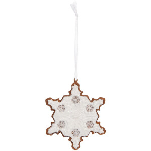 Clayre & Eef Décoration Suspension Flocon de...