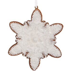 Décoration Suspendue Flocon de Neige Clayre &...