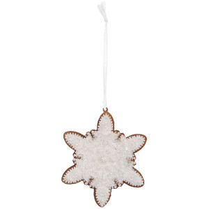 Décoration Suspendue Flocon de Neige Clayre &...