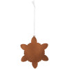 Décoration Suspendue Flocon de Neige Clayre & Eef 9x1x10 cm