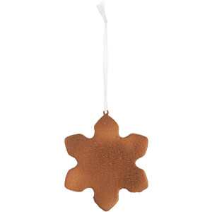 Décoration Suspendue Flocon de Neige Clayre & Eef 9x1x10 cm