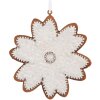 Clayre & Eef Décoration Suspension Flocon de Neige 9x1x10 cm