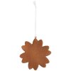 Clayre & Eef Décoration Suspension Flocon de Neige 9x1x10 cm