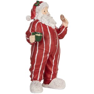 Décoration Père Noël Clayre & Eef 6PR5760 18x11x31 cm