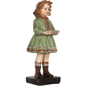 Décoration Enfant Clayre & Eef 9x8x21 cm Vert-Beige