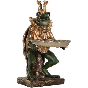 Clayre & Eef Grenouille Décoration 16x15x28 cm