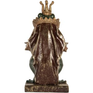 Clayre & Eef Grenouille Décoration 16x15x28 cm