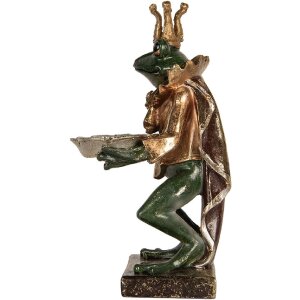Clayre & Eef Grenouille Décoration 16x15x28 cm