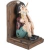 Clayre & Eef 6PR5574 Supports à Livres Set de 2 Marron/Beige 24x11x17 cm