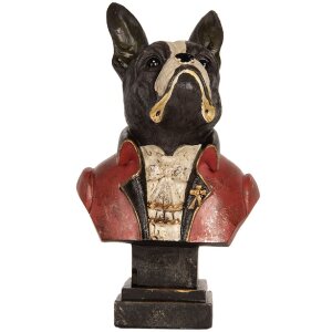 Clayre & Eef Buste Décorative Chien 15x12x26 cm