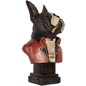 Clayre & Eef Buste Décorative Chien 15x12x26 cm