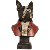 Clayre & Eef Buste Décorative Chien 15x12x26 cm