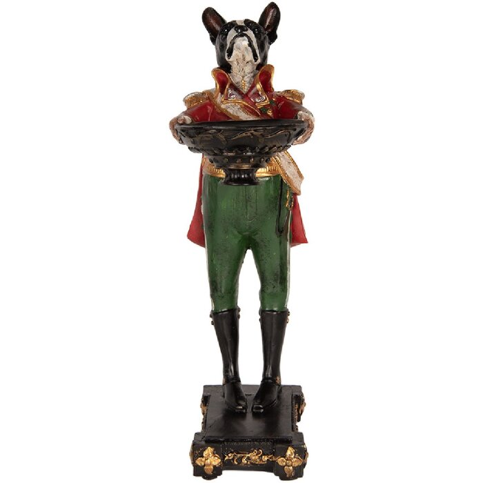 Bougeoir Chien Noir et Rouge Clayre & Eef 6PR5578