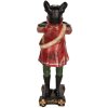 Bougeoir Chien Noir et Rouge Clayre & Eef 6PR5578