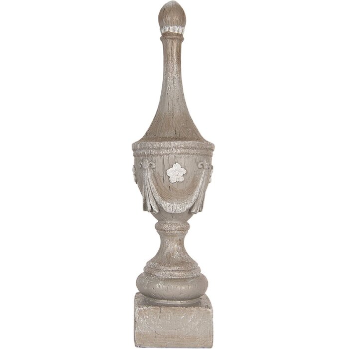 Clayre & Eef 6PR5584 Ornement Décoratif Gris Ø 11x43 cm