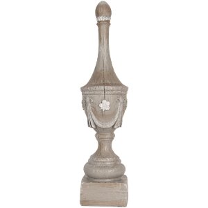 Clayre & Eef 6PR5584 Ornement Décoratif Gris Ø 11x43 cm