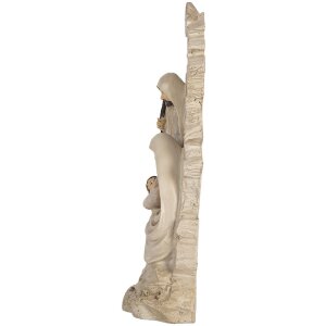 Groupe de Noël Clayre & Eef 15x7x24 cm Beige/Blanc