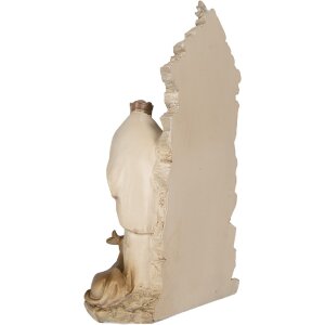Groupe de Noël Clayre & Eef 6PR5924 24x8x27 cm Beige et Blanc