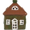 Décoration Maison Clayre & Eef 12x9x14 cm Vert-Brun