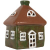 Décoration Maison Clayre & Eef 12x9x14 cm Vert-Brun
