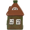 Décoration Maison Clayre & Eef 12x9x14 cm Vert-Brun