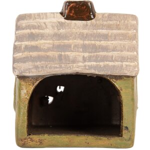 Clayre & Eef Déco Maison Céramique 8x7x10 cm Vert Beige