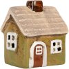 Clayre & Eef Déco Maison Céramique 8x7x10 cm Vert Beige