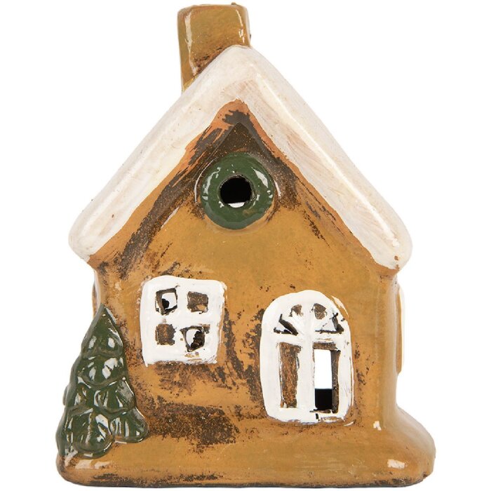 Clayre & Eef 6CE2189 Maison Décorative 9x7x11 cm