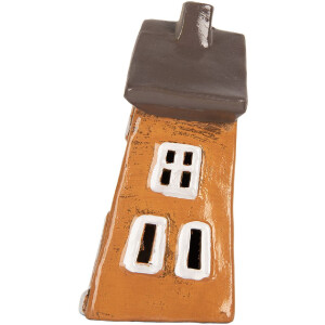 Clayre & Eef Décoration Maison 16x11x22 cm Orange Gris