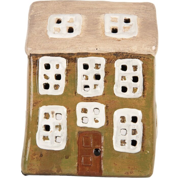 Clayre & Eef 6CE2191 Décoration Maison 10x7x14 cm Vert-Beige
