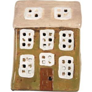 Clayre & Eef 6CE2191 Décoration Maison 10x7x14 cm Vert-Beige