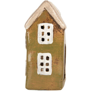 Clayre & Eef 6CE2191 Décoration Maison 10x7x14 cm Vert-Beige