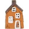 Clayre & Eef Décoration Maison Orange Gris 9x7x13 cm