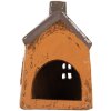 Clayre & Eef Décoration Maison Orange Gris 9x7x13 cm