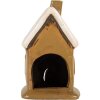 Clayre & Eef 6CE2195 Maison Décoration 10x10x16 cm Brun-Beige