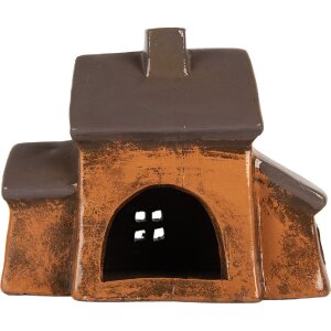 Clayre & Eef Maison Décoration Orange Gris 20x11x16 cm