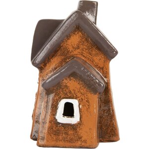 Clayre & Eef Maison Décoration Orange Gris 20x11x16 cm