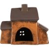 Clayre & Eef Maison Décoration Orange Gris 20x11x16 cm