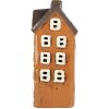 Clayre & Eef Maison Décorative Orange & Gris 12x10x23 cm