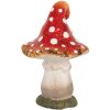 Clayre & Eef 6CE2205 champignon décoratif céramique rouge blanc 11x11x16 cm