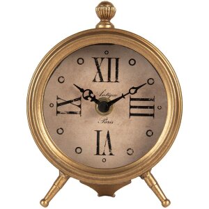 Clayre & Eef 6KL0837 horloge de table fer verre...